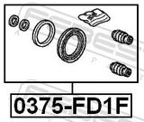 FEBEST Ремкомплект, тормозной суппорт 0375-FD1F