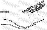FEBEST Soojendusklapi tross 04105-CS