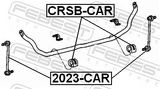 FEBEST Tanko, kallistuksenvaimennin 2023-CAR