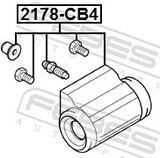 FEBEST Rattapidurisilinder 2178-CB4