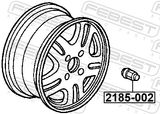 FEBEST Hjulmutter 2185-002