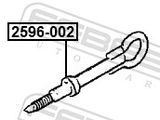 FEBEST Kärukonks 2596-002