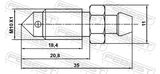 FEBEST Luftningsskruv/-ventil, bromsok 8870-005