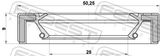 FEBEST Kaelustihend, veovõlli ots 95GAY-30500909R