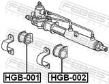 FEBEST Paigutus,rooliajam HGB-001
