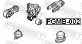 FEBEST Moottorin tuki PGMB-002