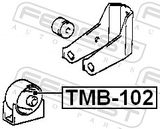 FEBEST Moottorin tuki TMB-102