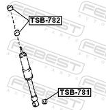 FEBEST Distantstoru, amort TSB-782