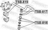 FEBEST Paigutus,stabilisaator TSB-817