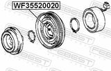 FEBEST Подшипник, компрессорный вал WF35520020