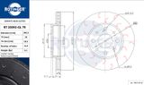 ROTINGER Bromsskiva RT 20393-GL T9