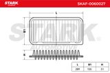 Stark Воздушный фильтр SKAF-0060027