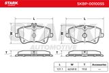Stark Комплект тормозных колодок, дисковый тормоз SKBP-0010055