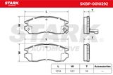 Stark Комплект тормозных колодок, дисковый тормоз SKBP-0010292