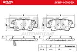 Stark Bremžu uzliku kompl., Disku bremzes SKBP-0010369