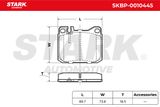 Stark Piduriklotside komplekt, ketaspidur SKBP-0010445