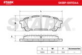 Stark Комплект тормозных колодок, дисковый тормоз SKBP-0011344