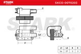 Stark Катушка зажигания SKCO-0070203