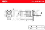 Stark Impulssianturi, kampiakseli SKCPS-0360223