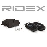 RIDEX Комплект тормозных колодок, дисковый тормоз 402B0104