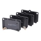 RIDEX Комплект тормозных колодок, дисковый тормоз 402B0256