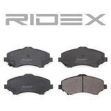 RIDEX stabdžių trinkelių rinkinys, diskinis stabdys 402B0257