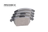RIDEX Piduriklotside komplekt, ketaspidur 402B0474