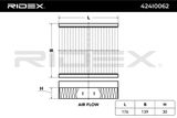 RIDEX Фильтр, воздух во внутренном пространстве 424I0062