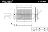 RIDEX Фильтр, воздух во внутренном пространстве 424I0329