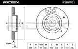 RIDEX Тормозной диск 82B0021