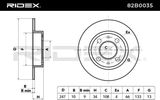 RIDEX Тормозной диск 82B0035
