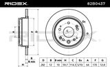 RIDEX Тормозной диск 82B0437