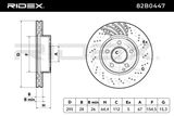 RIDEX Тормозной диск 82B0447