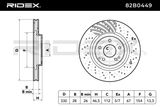 RIDEX Тормозной диск 82B0449