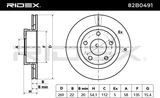 RIDEX Тормозной диск 82B0491