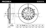 RIDEX Тормозной диск 82B0516