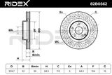 RIDEX Тормозной диск 82B0562