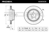RIDEX Тормозной диск 82B0636