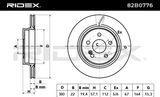 RIDEX Тормозной диск 82B0776