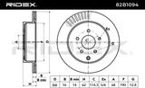 RIDEX Тормозной диск 82B1094