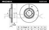 RIDEX Тормозной диск 82B1246