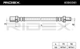 RIDEX Bromsslang 83B0361