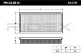 RIDEX Воздушный фильтр 8A0181
