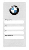 BMW GROUP Õlivahetuse kleebis BMW OIL CHANGE STICKER