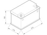 IntAct Startera akumulatoru baterija 58042GUG