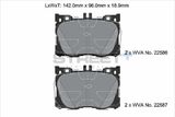 PAGID Racing Комплект тормозных колодок, дисковый тормоз T8015SP2001