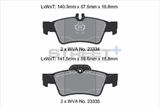 PAGID Racing Комплект тормозных колодок, дисковый тормоз T8029SP2001