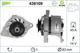 VALEO Генератор 436109