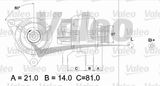 VALEO Генератор 437188