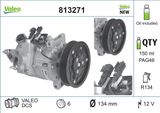 VALEO Kompressor, klimatanläggning 813271